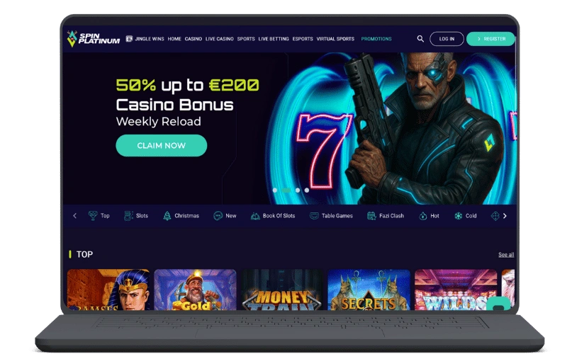 Spin Platinum Casino Anwendung für Windows/Mac OS